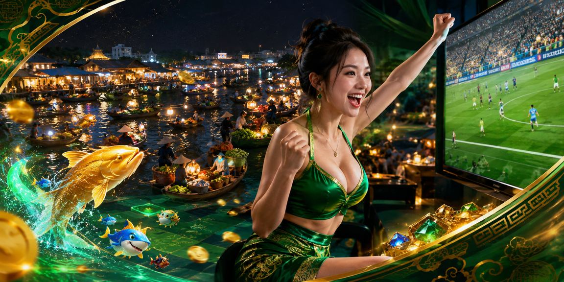Người dùng tại Cần Thơ theo dõi kết quả xổ số buổi tối bên bờ sông